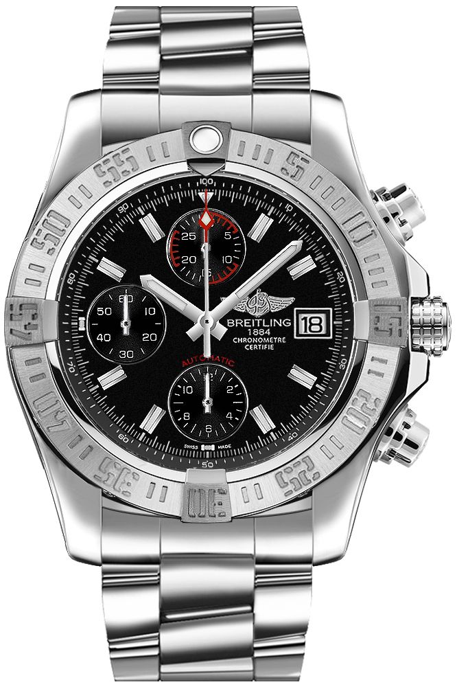 Review fake Breitling Avenger II Black Dial Men's Watch A1338111/BC32-170A